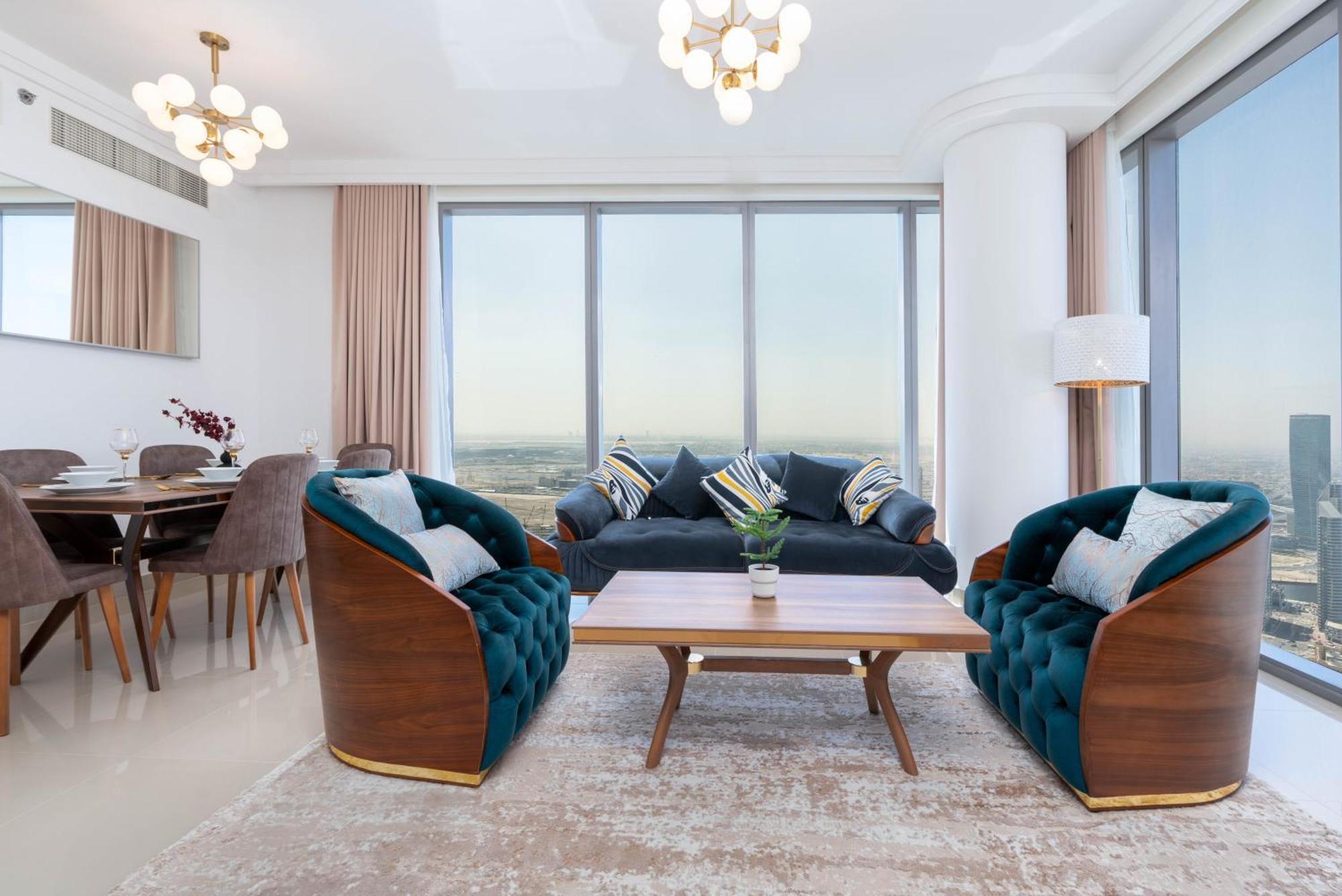 Lux Apt-Burj View Opp. Dxb Mall Dubai Exterior foto